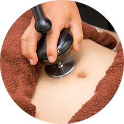 子宮や卵巣の血流をアップさせる鍼灸治療+ラジオ波(深部温熱器)